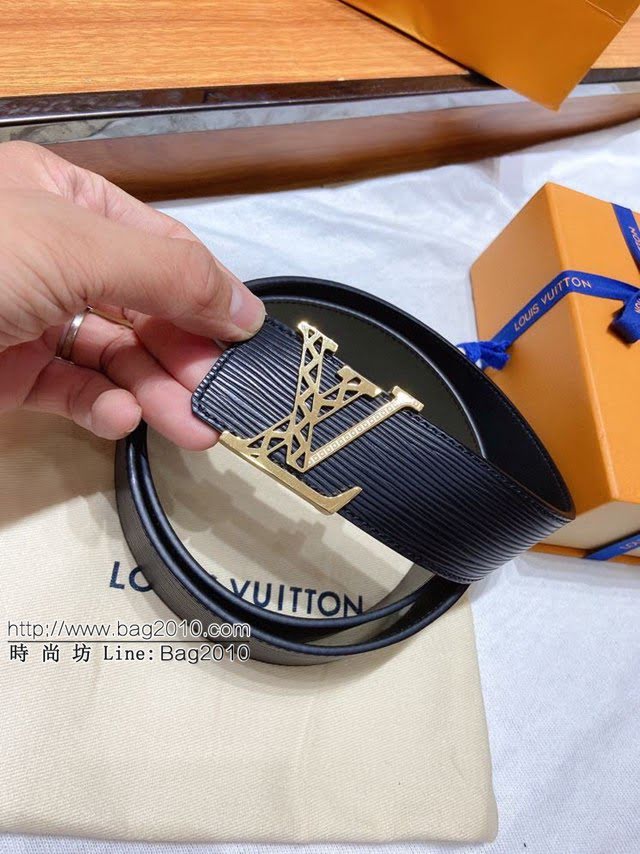 LV新款男士皮帶 路易威登雙面牛皮腰帶  jjp1603